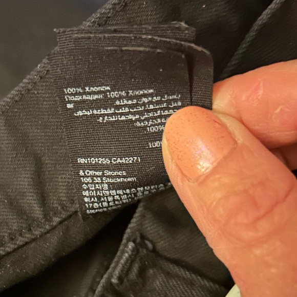 & Other Stories Forever denim shorts size 10 - Picture 6 of 7